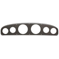 Misty Harbor Boat Blank Gauge Panel 001643 - 20 1/4 Inch Gold Silver