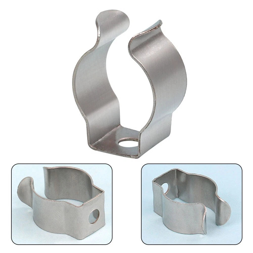 SPRING TERRY CLIPS OPEN TYPE NARROW BASE STEEL TOOL CLIPS HEAVY DUTY