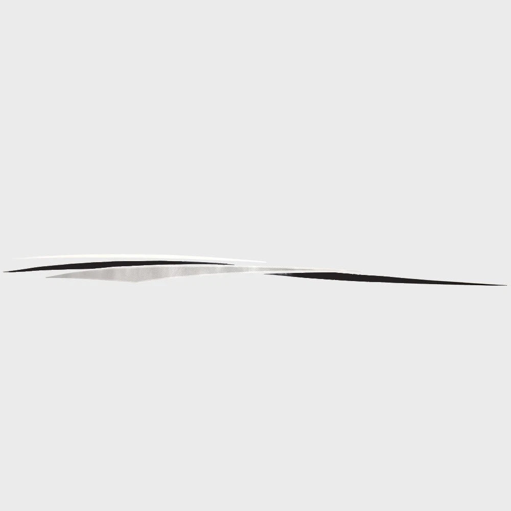 Tracker Boat Graphic Decal TR179696 - Black Silver White Sticker
