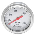 Livorsi Boat Speedometer Gauge GDS60PLPL - 3 1/4 Inch Silver