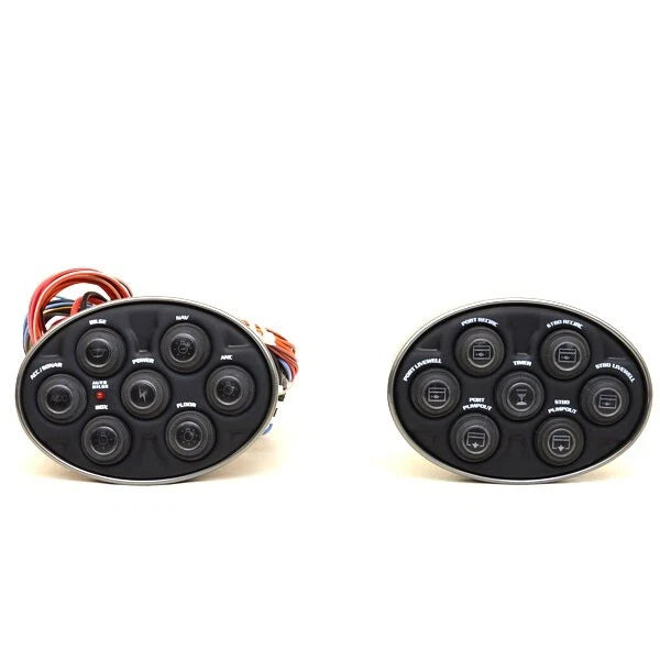 Ranger Boat Switch Panel TR151K02301 - 6 3/4 X 5 Inch Push Button