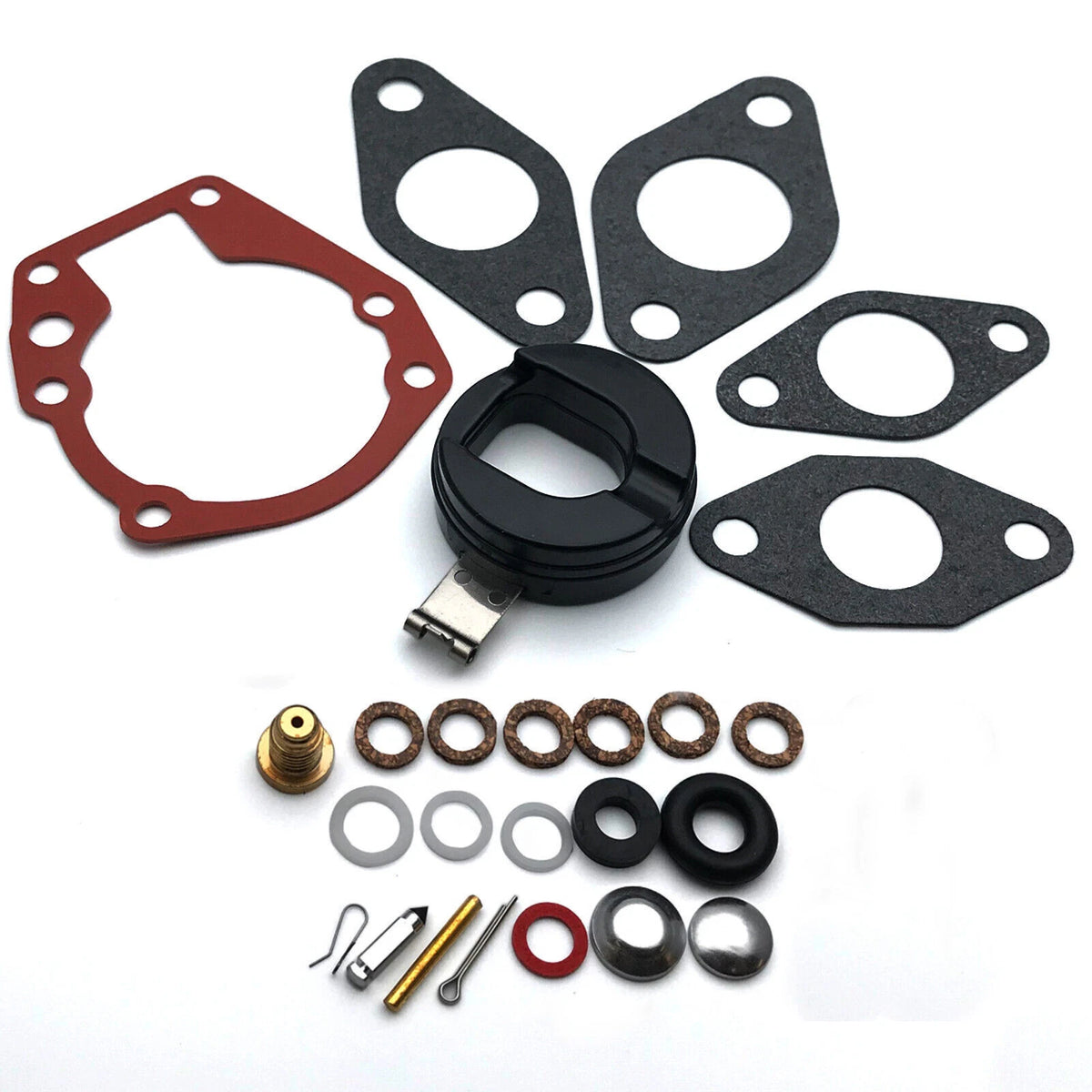 Carb Repair Kit & Float 2hp/3hp/4hp for Johnson Evinrude 398532 Sierra 18-7043