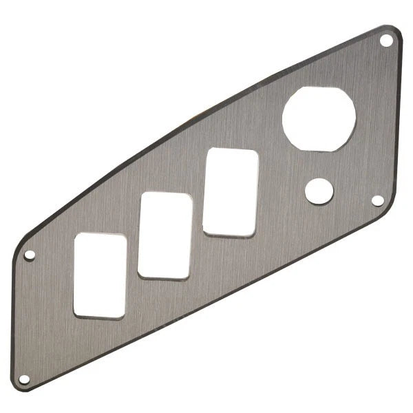 Larson Boats Ignition Panel Blank 2262-0212 - 8 1/8 X 2 7/8 Inch Grey