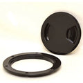 Innovative Boat Deck Plate - 5 3/8 Inch Twist to Lock Black