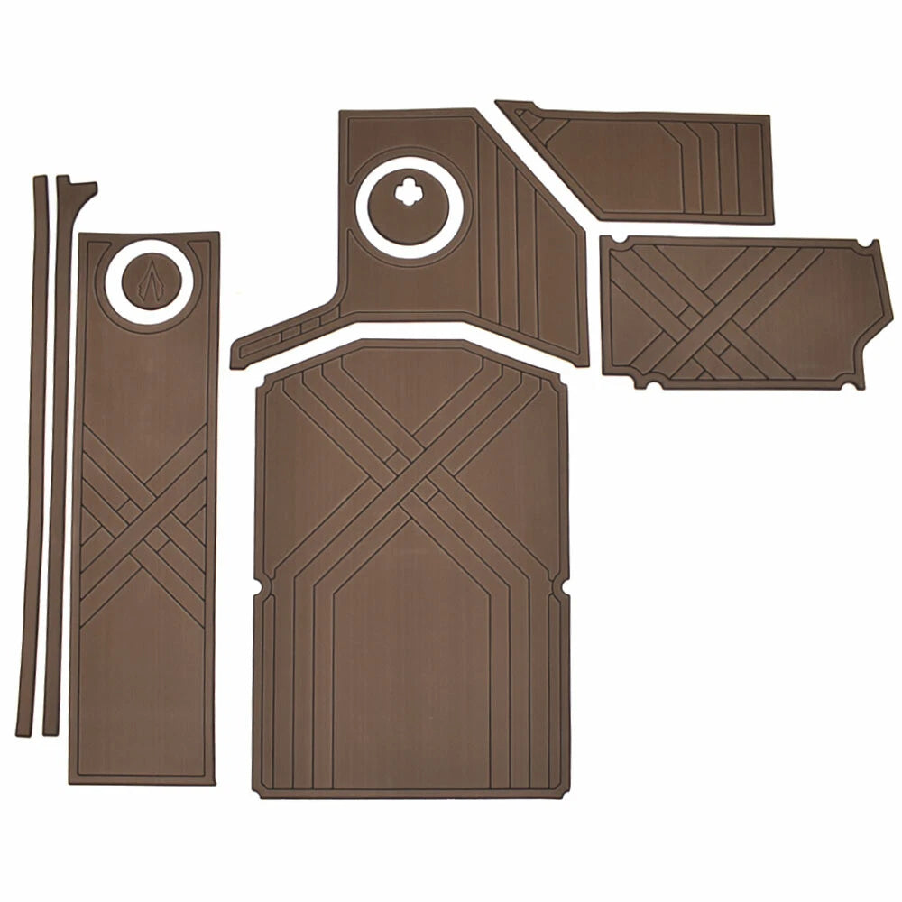 Supra Boat Non-Skid Deck Mats 117225 - SeaDek Chocolate Black (kit)