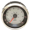 Faria Boat Speedometer Gauge SEK614A - 10-65 MPH Silver Black