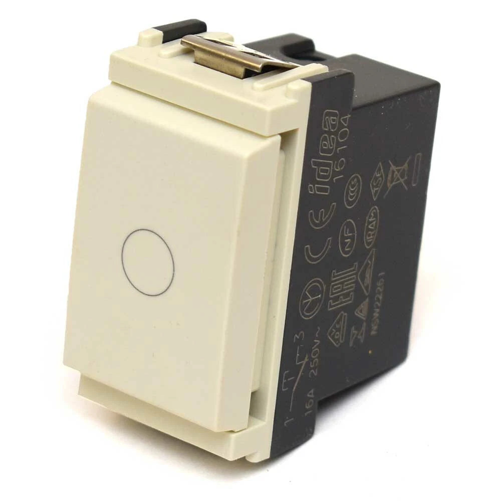 Vimar Boat Momentary Push Button Switch 16104.B - 16A 250V White