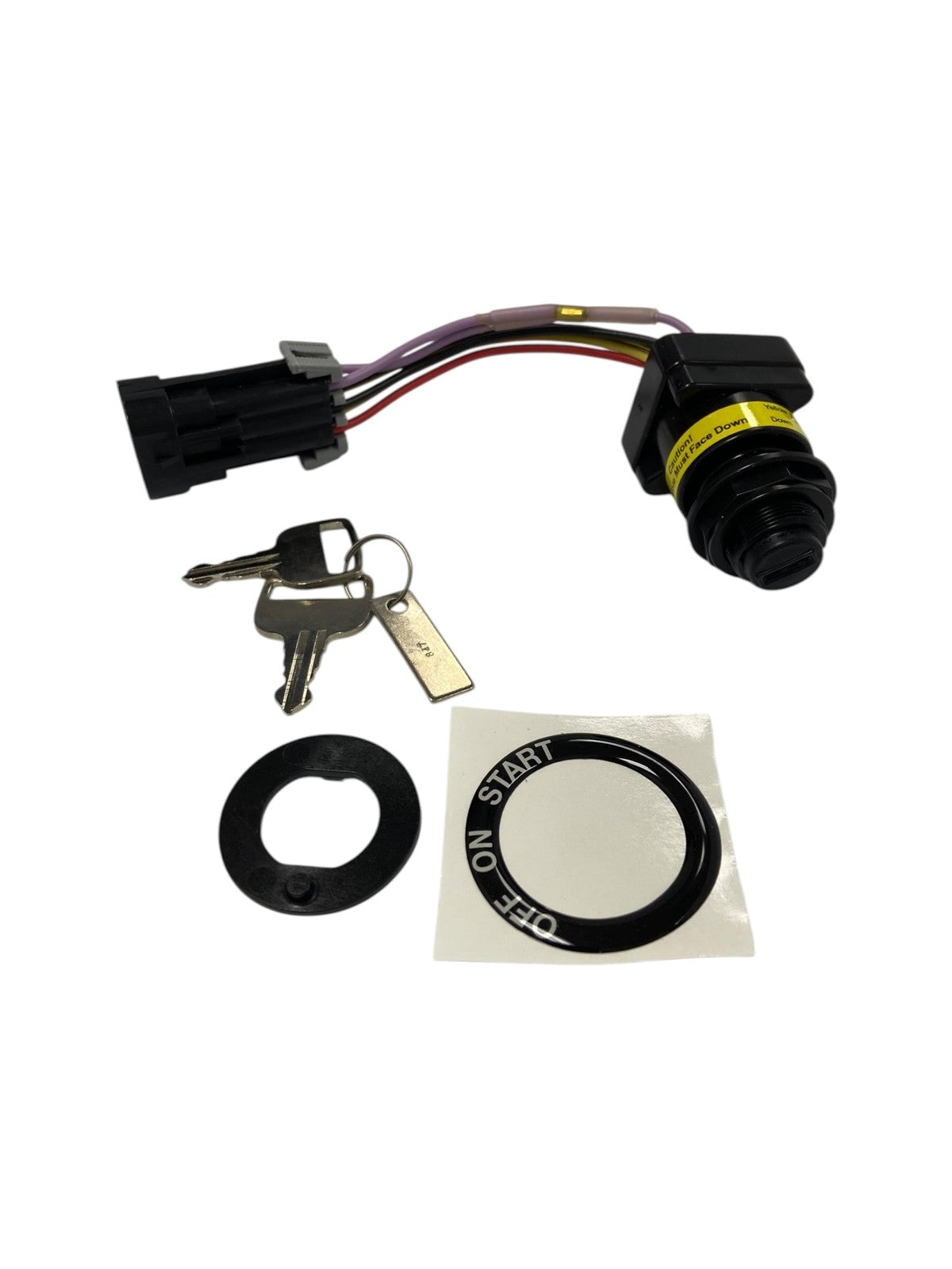 Mercury 8M3004088, Marine Ignition Switch Assembly with Keys, OEM