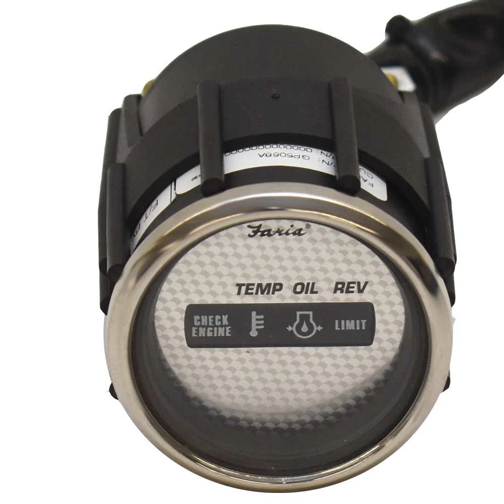 Faria Boat Systems Check Gauge GP5068A - Suzuki 2 Inch Silver