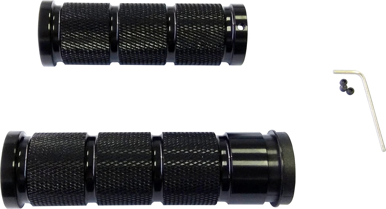HARDDRIVE Grip Set Retro Black for Harley-Davidso N V-Twin 2015-2017