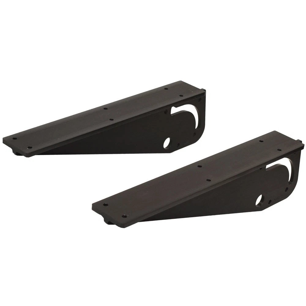 MasterCraft Boat Swim Platform Brackets - Anodized Black (pair)