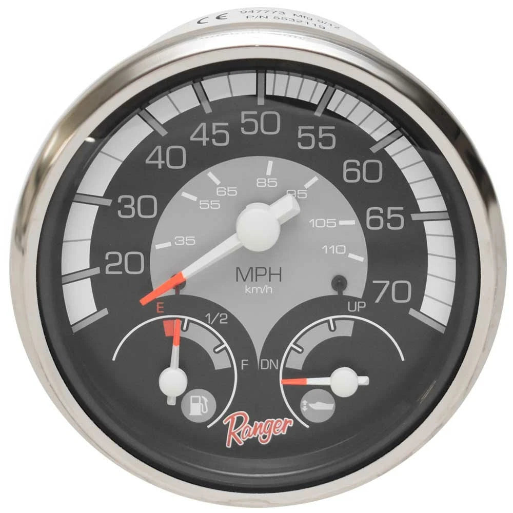 Ranger Boat Multifunction Gauge 5532119 - 947773 Beede 4 3/8 Inch