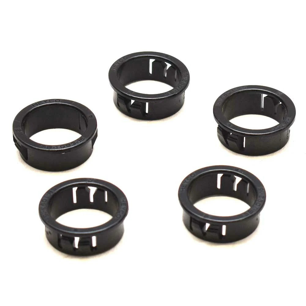 Heyco Boat Snap Bushing SB-1093-15 - Godfrey 1 Inch Black Plastic (set of 5)