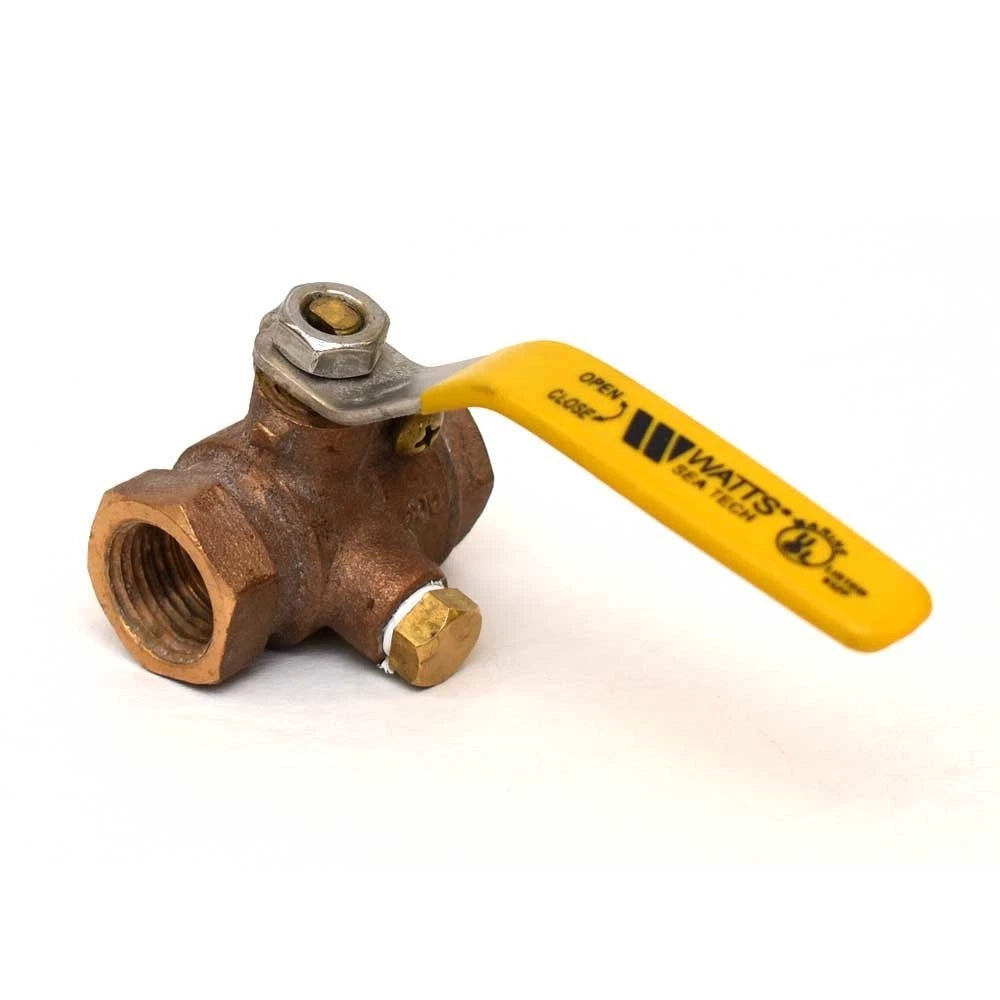 Sea Tech Boat Hose Ball Valve - 11/16 ID Brass