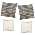 Cruisers Yachts Boat Pillow Set V3279500 - White - Gray (set of 4)