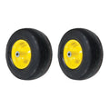 2 Pack: Smooth Flat Proof Wheels Fits John Deere Replaces TCA12430