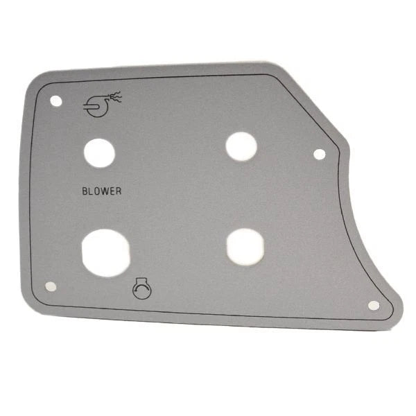 Bayliner Boat Blower Control Panel 1943067 - 6 3/8 Inch Aluminum