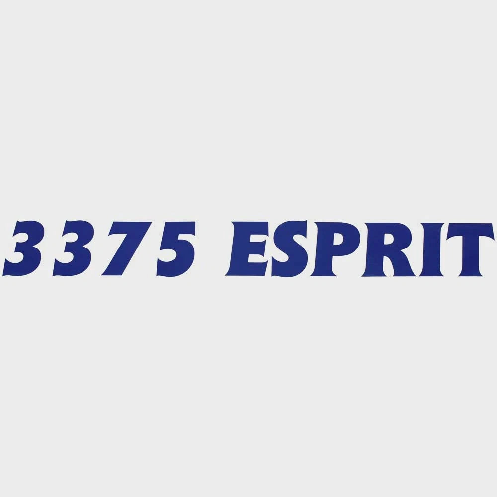 Cruisers Yachts Boat Model Decal Sticker - 3375 Esprit Royal Blue