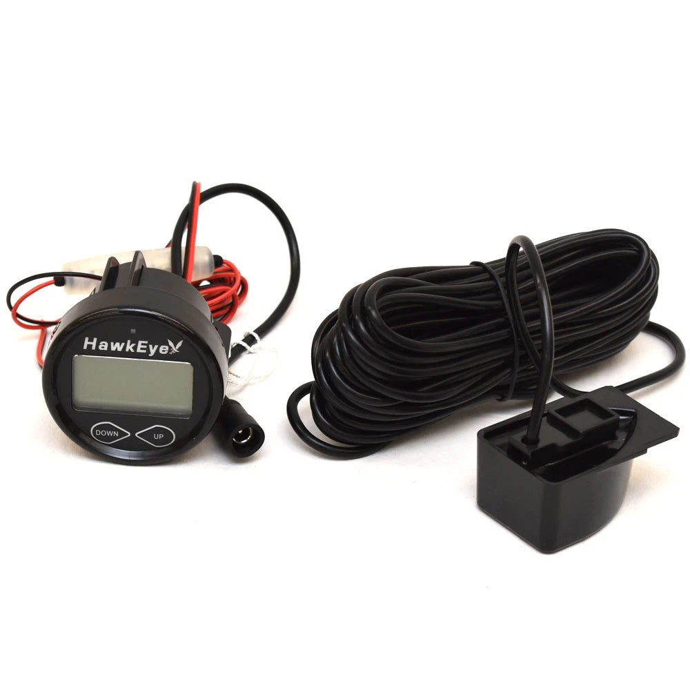 Hawkeye Boat Depth Sounder with Transducer DT2B - 2 Inch 200 Khz