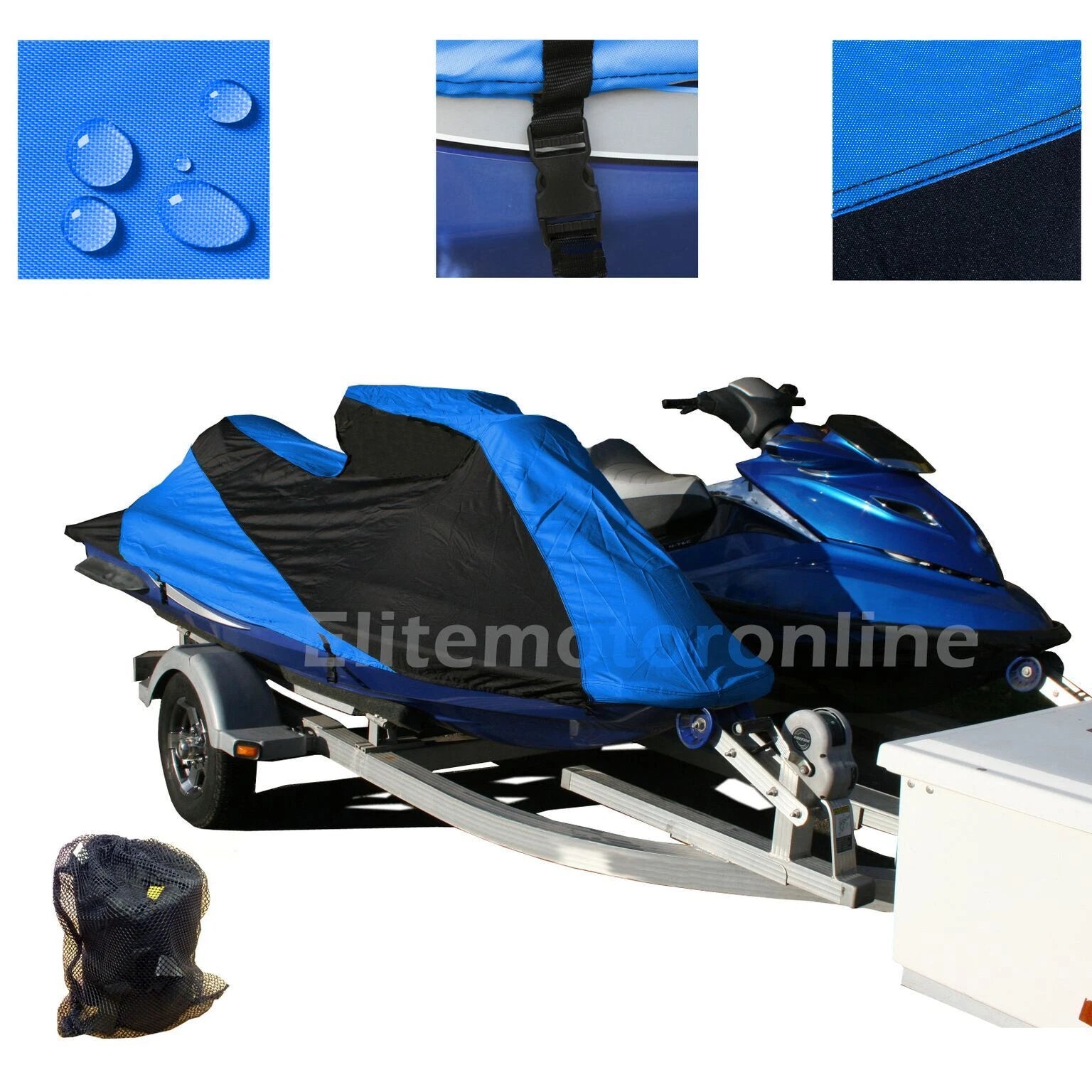 Yamaha Jet Ski WaveBlaster II Custom Fit Trailerable JetSki PWC Waterproof Cover
