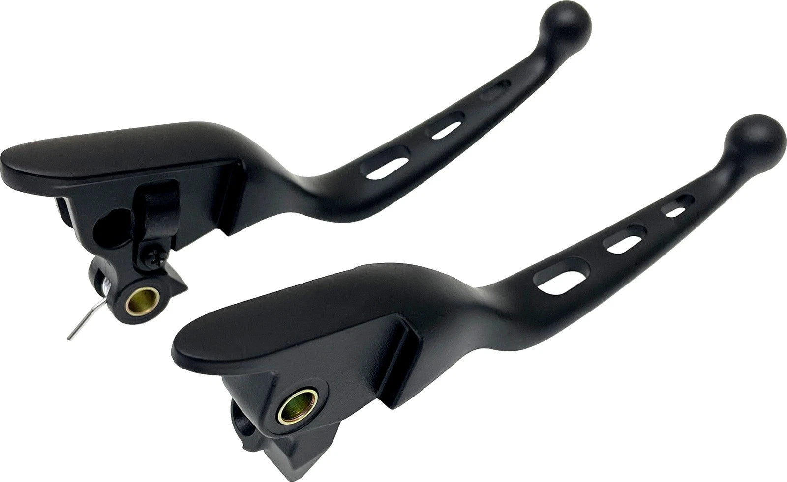 HARDDRIVE 3 Hole Lever Set for Harley Davidson 2021 V-Twin Models – Black