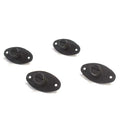 Plexiglass Boat Windshield Hardware 201750 - Black Plastic (kit)