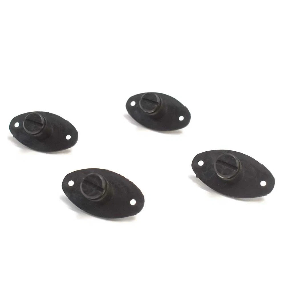 Plexiglass Boat Windshield Hardware 201750 - Black Plastic (kit)