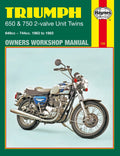 Haynes Workshop Manual for Triumph T120 Bonneville 1963