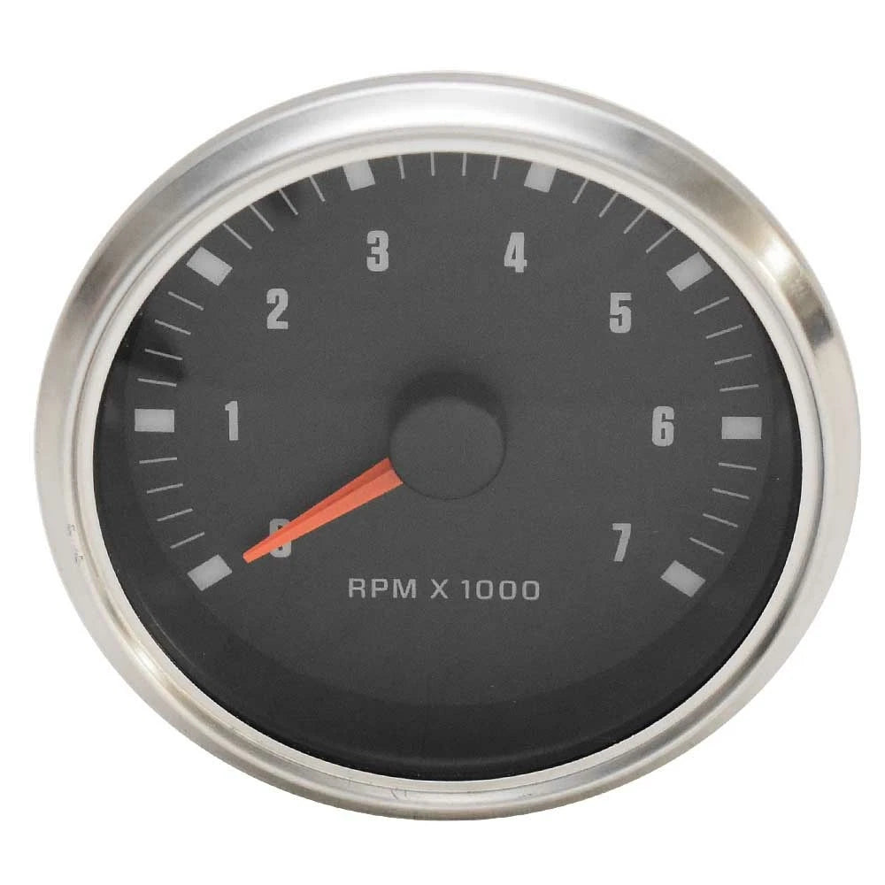 Beede Boat Tachometer Gauge 961127 - Black - Silver NexSyslink