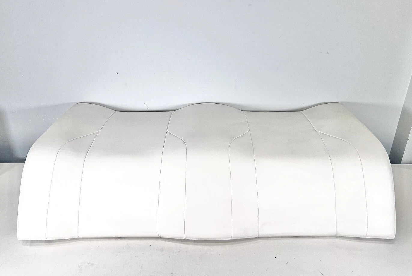 Invincible Boats, White Leaning Post - Cushion, 46in X 22in, Plain, OEM