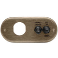 Lund Boat Toggle Switch Panel 2006321 - 5 X 2 1/4 Inch Tan Plastic