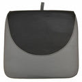 Excel Boat Bottom Seat Cushion - Dark Gray - Black Vinyl