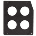 Ranger Boat Rod Organizer Face Plate 204753 - Starboard Black