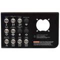Sea Ray Boat Dash Switch Panel 2350773-A - Black Acrylic