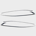 Larson Boat Hull Graphic Decals 9TA-170457 - LXH 210 Black (6PC)