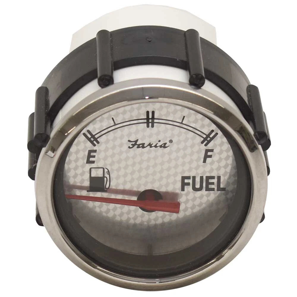 Faria Boat Fuel Level Gauge GP5062A - 2 Inch Silver