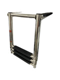Marine 3 Steps Telescoping Ladder Stainless Steel (no Hardware or Bungee Cord)