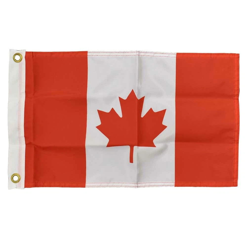 Boat Courtesy Flag Canada 0.91331 - Red White Nylon