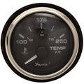 Faria Boat Temperature Gauge GBC039A - 2 Inch Silver Black