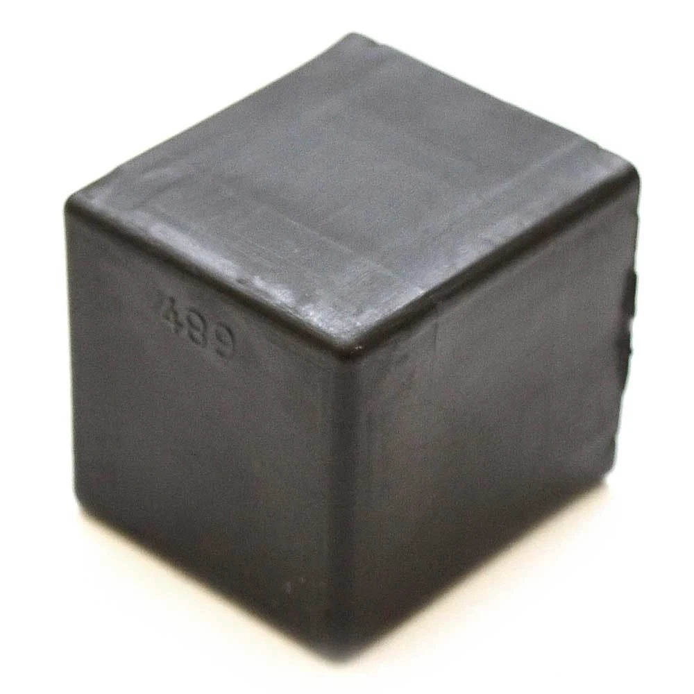 Boat Post End Cap - 1 X 1 Inch Black Plastic