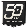 MasterCraft Boat Badge Plate Emblem 554236 - 50th Anniversary Aluminum Black