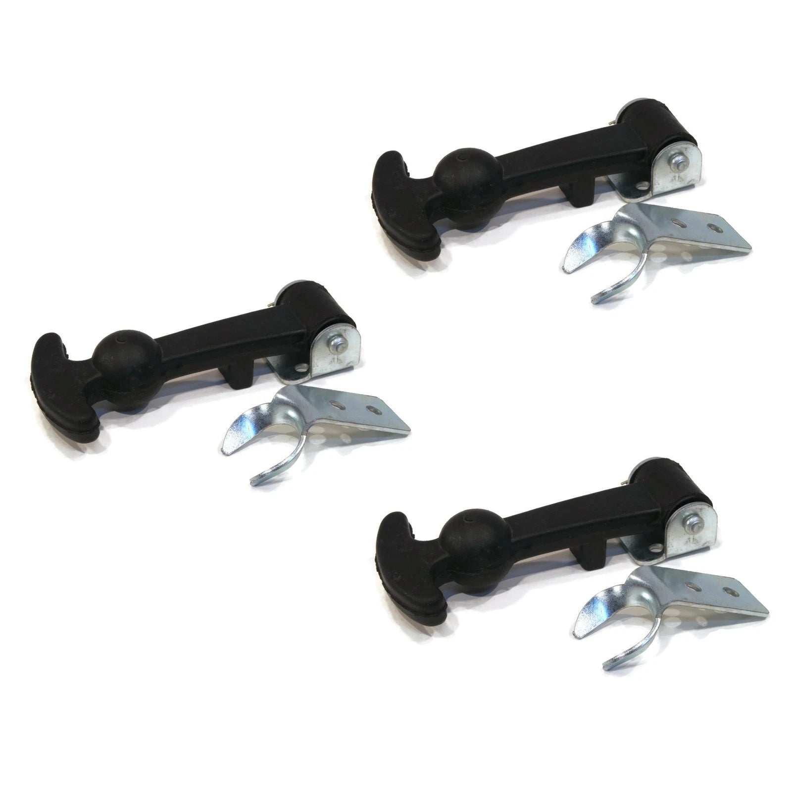 (pack of 3) Hood Hold Down Latch Kit for John Deere YM1500, YM1700 & YM2000