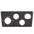 Vexus Boat Blank Battery Switch Panel 7202016 - 10 1/4 X 4 7/8 Inch Aluminum