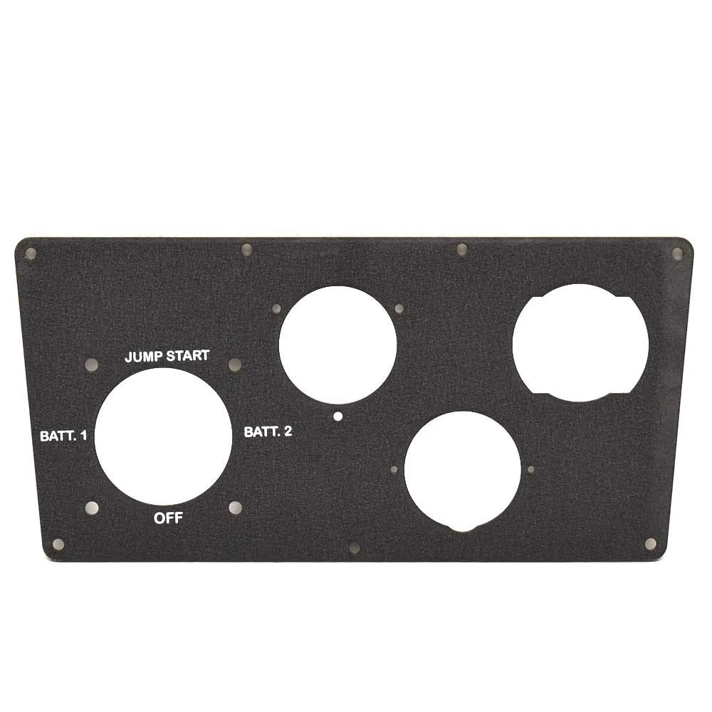 Vexus Boat Blank Battery Switch Panel 7202016 - 10 1/4 X 4 7/8 Inch Aluminum
