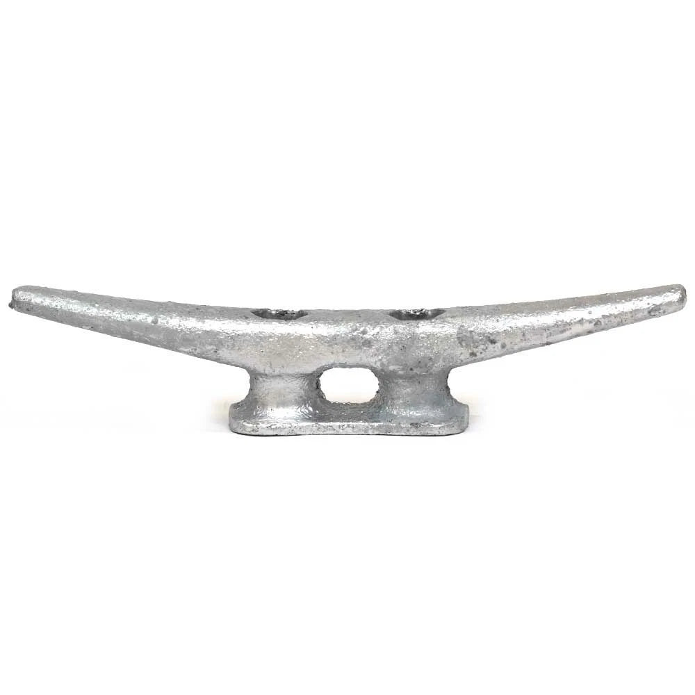 Shoreline 6 Inch Boat Cleat SL52141 - Galvanized Iron 2 Screw