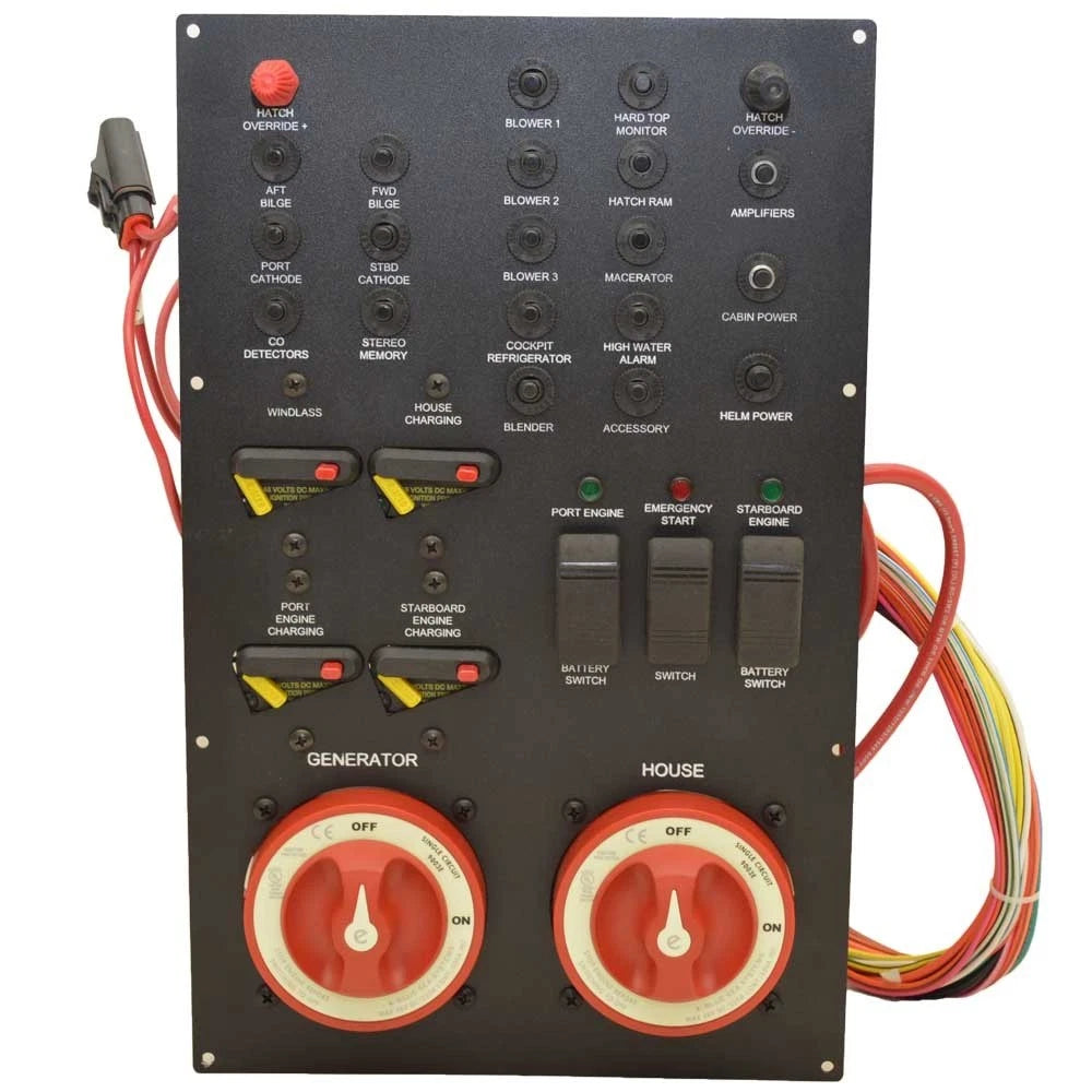Rinker Boat Battery Switch Panel - BEP Generator