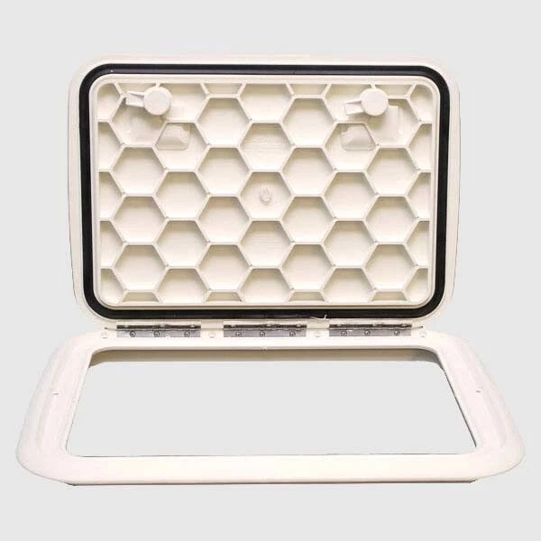 Jim Black Boat Deck Hatch 581-1317-04 - 17 X 13 Inch Arctic White