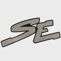 Lund Boat Model Decal 1988164 - SE Metallic Silver Black Sticker