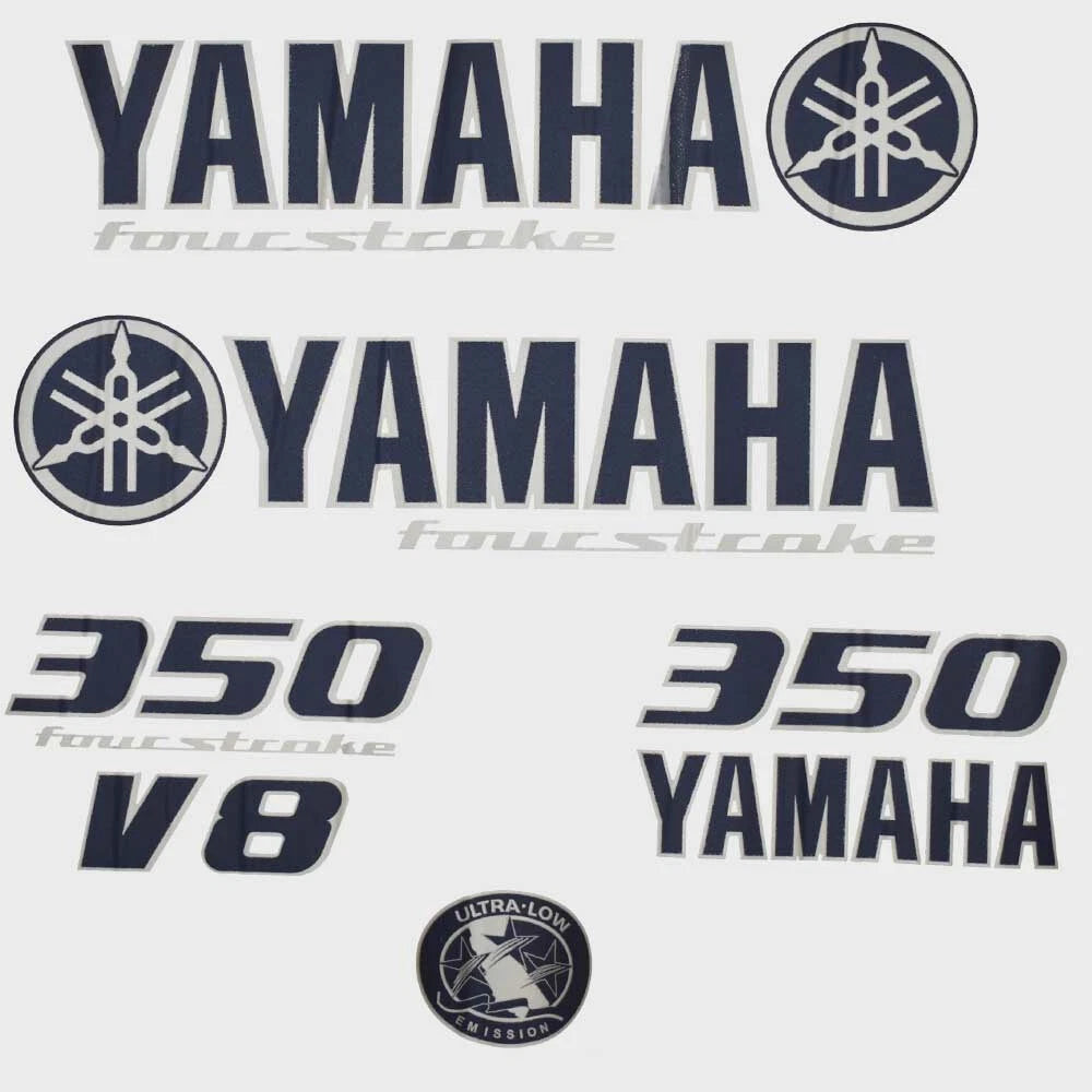 Yamaha Boat Cowling Decals 14.01910 - 350 V8 FourStroke Sticker (kit)