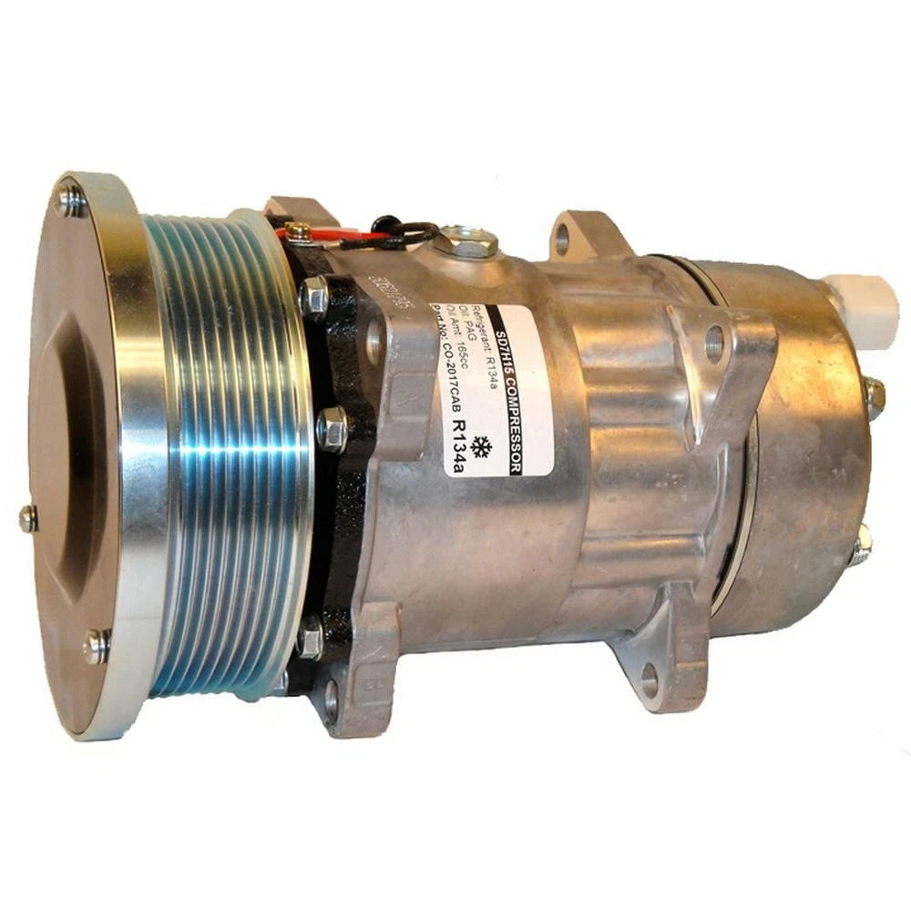 Compressor with Clutch Fits Case/Internati Onal Harvester Replaces 4637